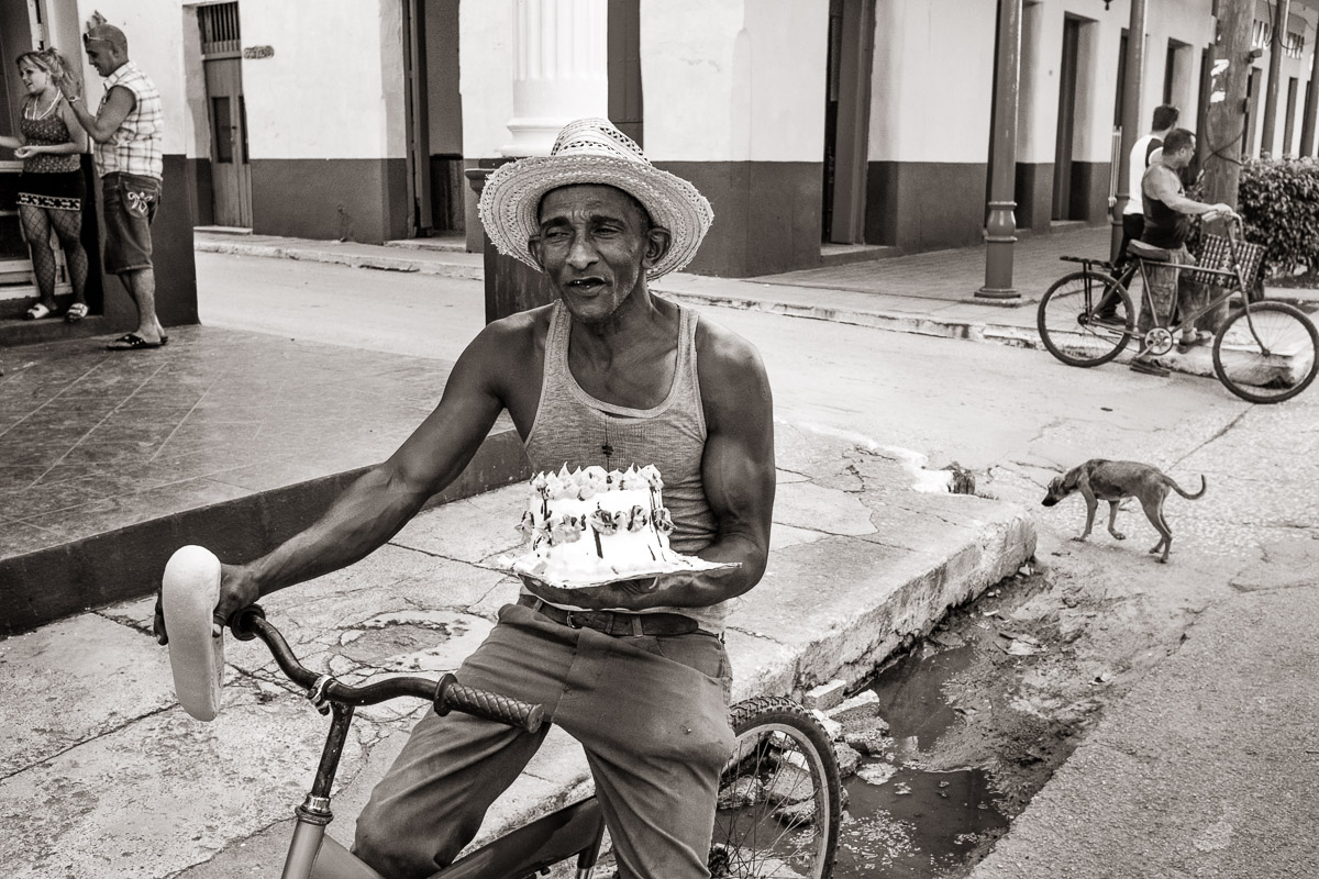 Man with Cake - Remedios, Cuba
