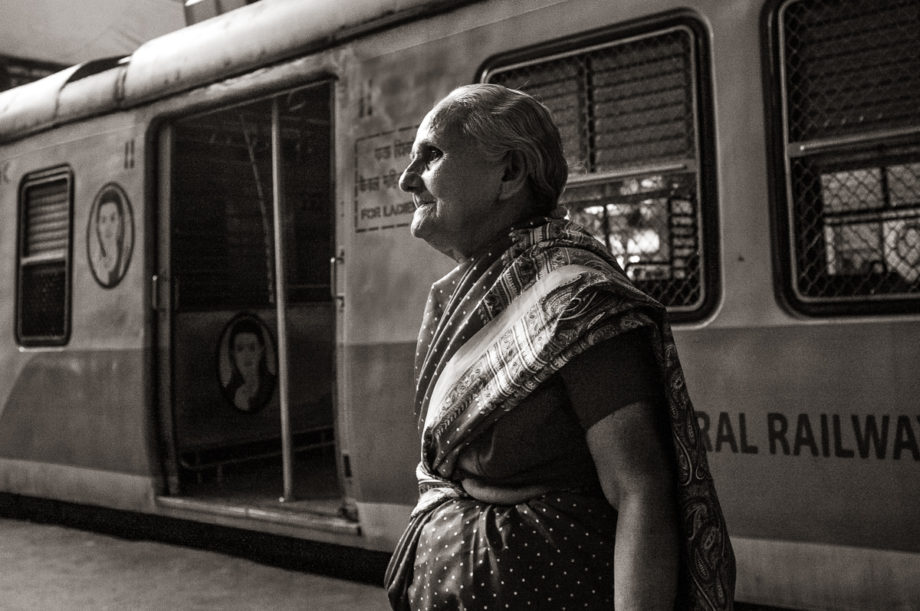 Woman at the Chhatrapati Shivaji Railway Station